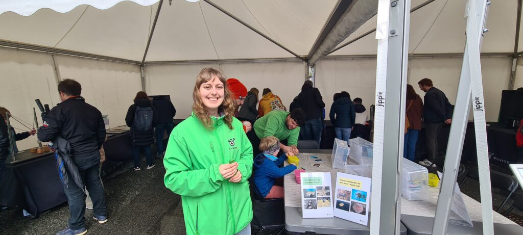 Ved teltet til VilVite møtte vi Anne Skretting